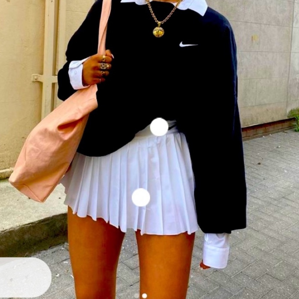 ISO Nike pleated tennis skirt in white XS or S